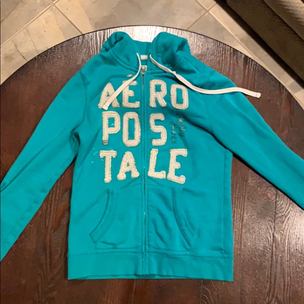 Blue/turquoise Aeropostale sweater